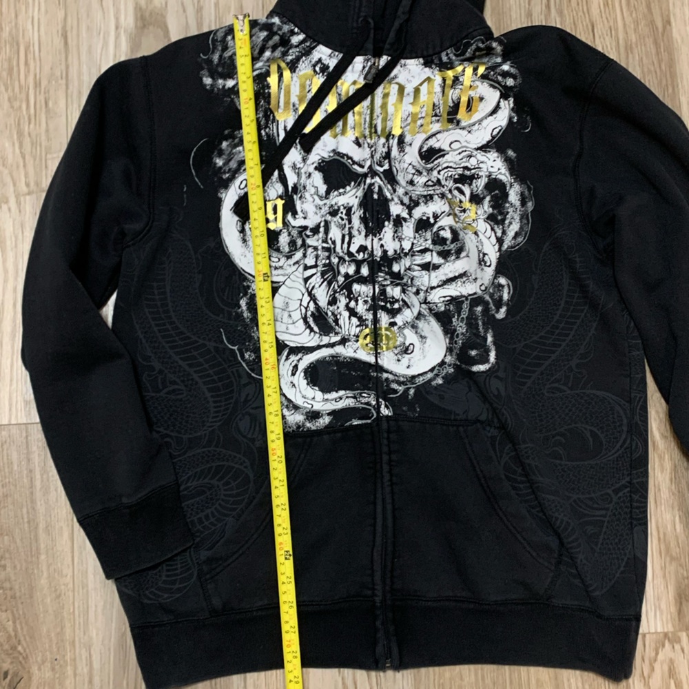 Y2k Vintage Ecko Unltd MMA Skull Hoodie - MENS XL - Picture 8 of 8